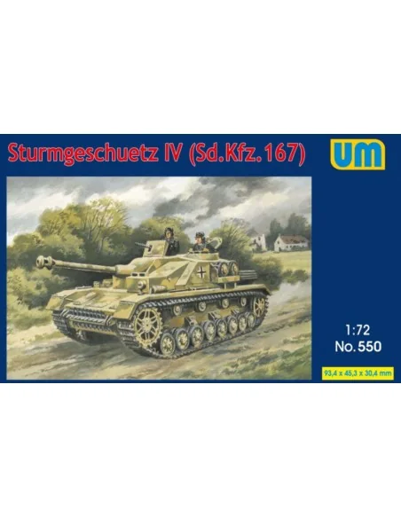 Sturmgeschutz IV (Sd.Kfz.167), 1/72 - Unimodels UM550