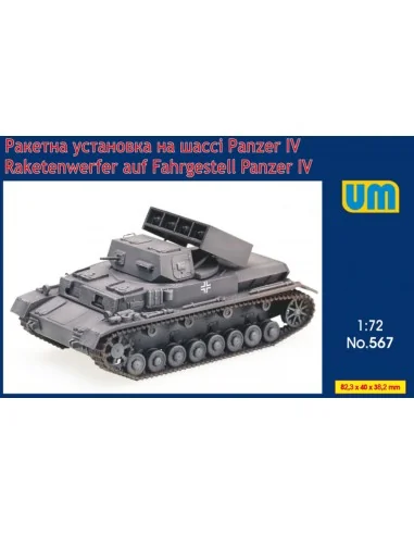 Raketenwerfer auf Fahrgestell Pz.Kpfw IV, 1/72 - Unimodels UM567