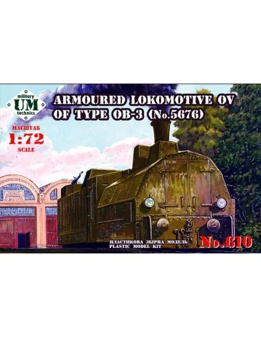 Armored locomotive OV of type OB-3, 1/72 - Unimodels UMT610