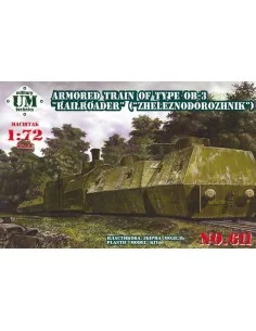 Armored train 2, 23ODBP of type OB-3, 1/72 - Unimodels UMT611