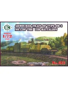 Armored train of type OB-3 No.1 of 23D, 1/72 - Unimodels UMT613