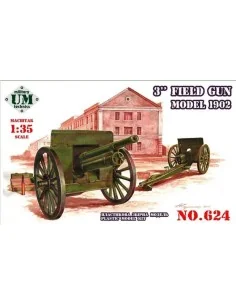 3inch field gun, model 1902, 1/72 - Unimodels UMT624