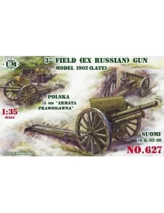 3inch (ex Russian) field gun, 1902(late), 1/35 - Unimodels UMT627