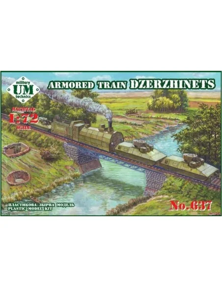 Armored train Dzerzhinets, 1/72 - Unimodels UMT637