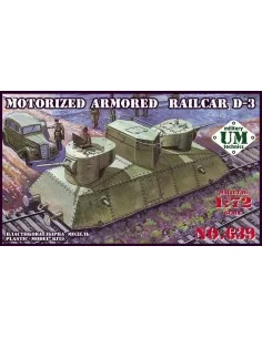 Motorized armored railcar D-3, 1/72 - Unimodels UMT639