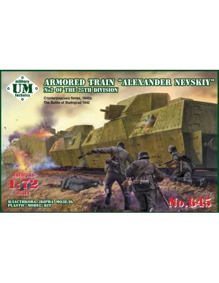 Armored train "Alexander Nevskiy"No2 25t, 1/72 - Unimodels UMT645