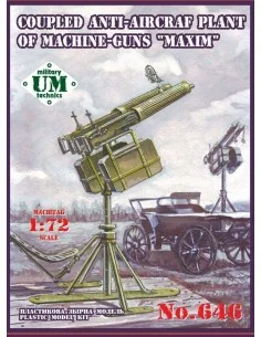 Coupled anti-aircraft plant of maschine, 1/72 - Unimodels UMT646
