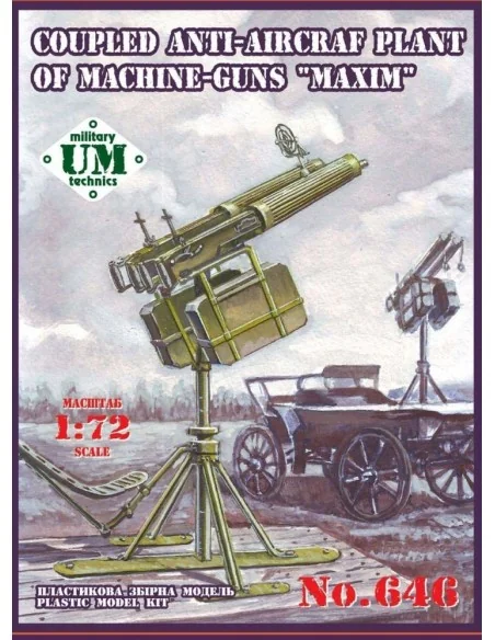 Coupled anti-aircraft plant of maschine, 1/72 - Unimodels UMT646