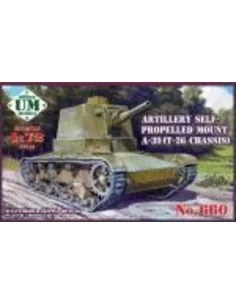A-39 (T-26 chassis) Soviet self-propelle, 1/72 - Unimodels UMT660