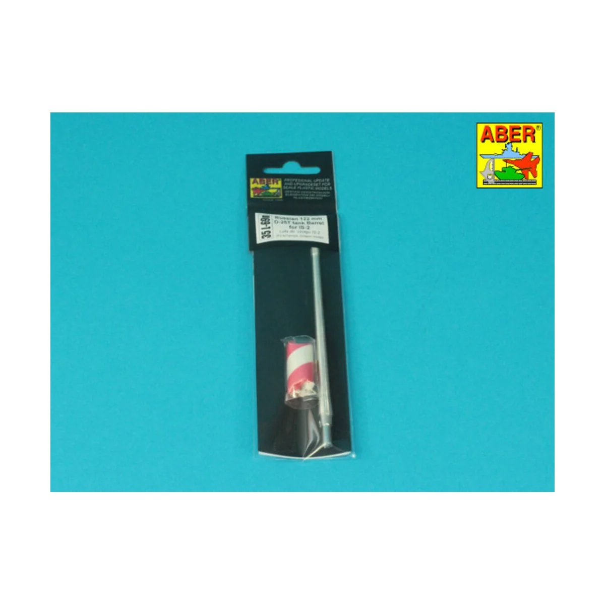 Russian 122 mm D-25T tank Barrel for IS-2 - Aber Models 35 L-069n