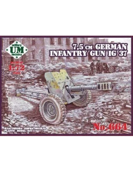 [NO_DESC] 75mm German infantry gun IG 37, 1/72 - Unimodels UMT664