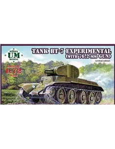 BT-7 Experimental tank with 76.2mm gun, 1/72 - Unimodels UMT668