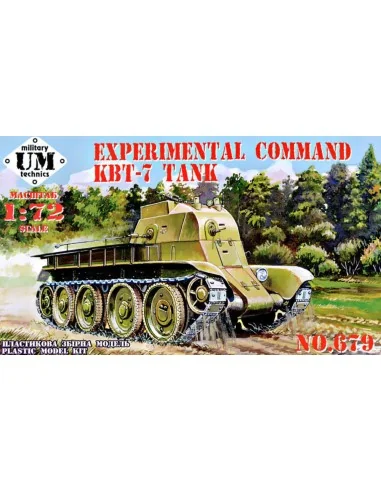 Experimental command KBT-7 Tank, 1/72 - Unimodels UMT679