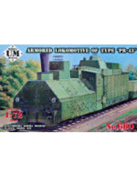 Armored locomotive of type "PR-43, 1/72 - Unimodels UMT680