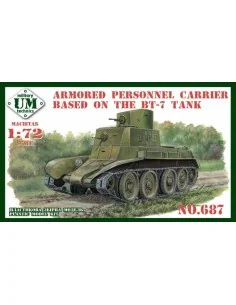 Armored personnel carrier based in the BT-7 tank, 1/72 - Unimodels ...