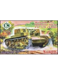 AT-1 Soviet artillery self-propelled gun, plastic tracks, 1/72 - Un...