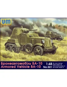 [NO_DESC] BA-10 Soviet armored vehicle, 1/48 - Unimodels UM501