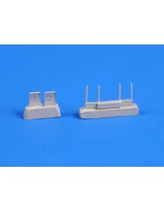 P-51D/K Rudder pedals, 1/32 - CMK 129-Q32127