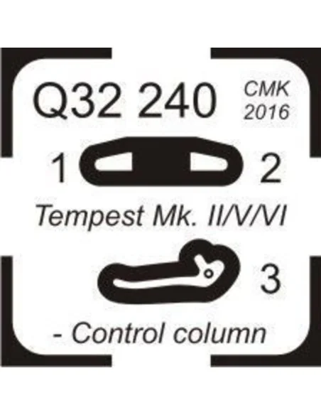 Tempest Mk.II/V/VI-Control column, 1/32 - CMK 129-Q32240