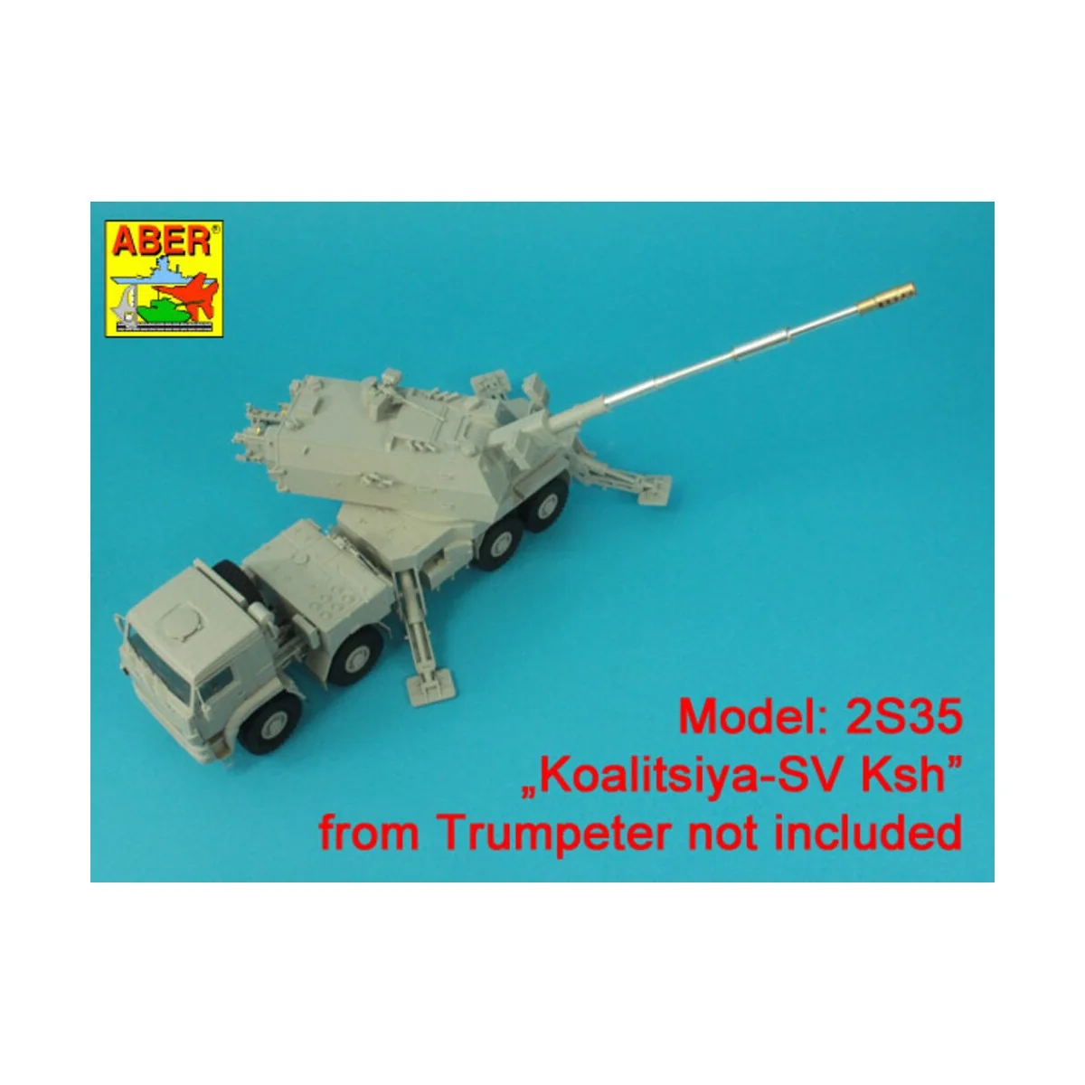 152mm 2A88 barrel to Russian 2S35-1 SPH MSTA-S Koalitsiya-SV, 1/35 ...