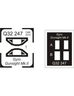 Gyro gunsight Mk.II-for late Tempest and other fighters, 1/32 - CMK... 2