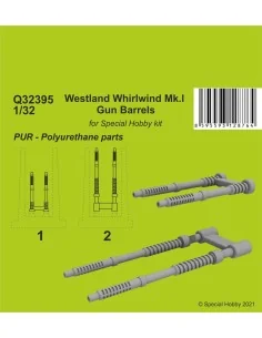 [NO_DESC] Westland Whirlwind Mk.I Gun Barrels, 1/32 - CMK 129-Q32395
