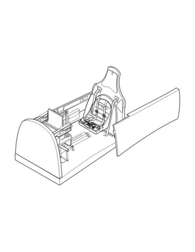 P-40B Cockpit, 1/32 - CMK 129-5005