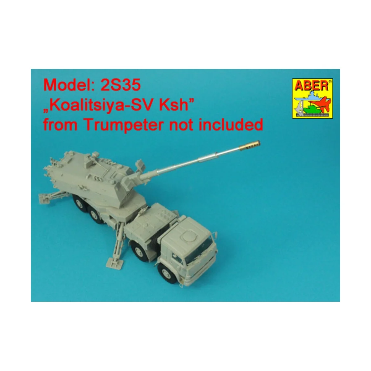 152mm 2A88 barrel to Russian 2S35-1 SPH MSTA-S Koalitsiya-SV, 1/35 ...