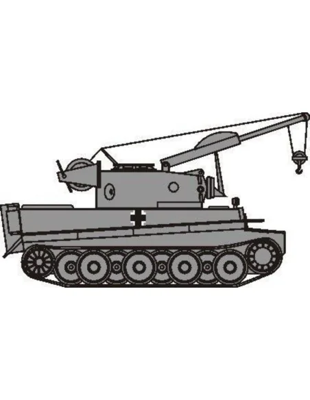 Bergetiger Umbauset Turm, 1/72 - CMK 129-2010