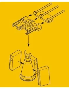 2 cm MG 151/20 Fla Sl 151 (Drilling), 1/72 - CMK 129-2059