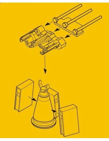 2 cm MG 151/20 Fla Sl 151 (Drilling), 1/72 - CMK 129-2059