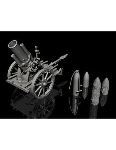 German WWI 25cm schwerer Minenwerfer/ Heavy Mortar-All Resin kit, 1...