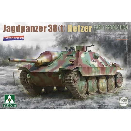 Jagdpanzer 38(t) Hetzer Early Production (Limited Edition), 1/35 - ... Jagdpanzer 38(t) Hetzer Early Production (Limited Edition), 1/35 - ...