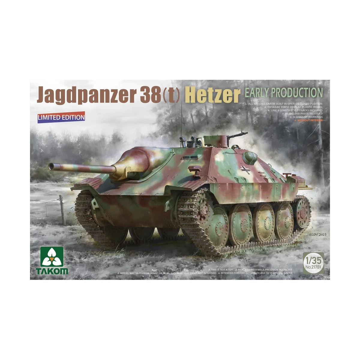 Jagdpanzer 38(t) Hetzer Early Production (Limited Edition), 1/35 - ... Jagdpanzer 38(t) Hetzer Early Production (Limited Edition), 1/35 - ...