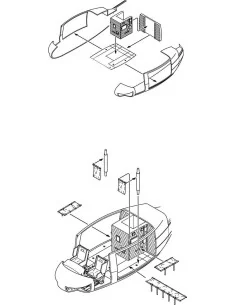 UH-1D Cargo Bay set (DRA), USA, Modern, 1/35 - CMK 129-6006