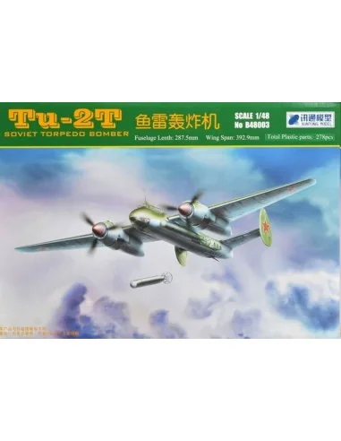 Tu-2T Soviet Torpedo Bomber, 1/48 - Xuntong Model XT-48003