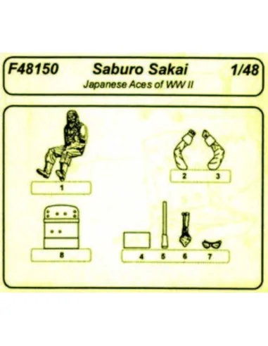 Japanese Aces Saburo Sakai, 1/48 - CMK 129-F48150