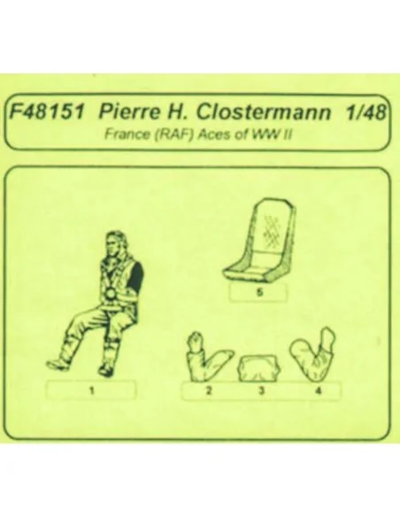 [NO_DESC] RAF Aces P. Clostermann, 1/48 - CMK 129-F48151