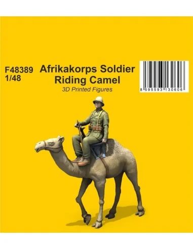 Afrikakorps Soldier Riding Camel 1/48 / 3D Printed, 1/48 - CMK 129-...