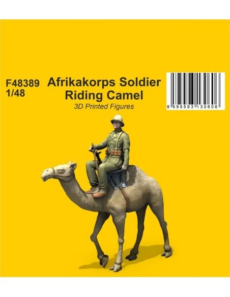 Afrikakorps Soldier Riding Camel 1/48 / 3D Printed, 1/48 - CMK 129-...