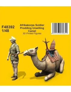 [NO_DESC] Afrikakorps Soldier Prodding Unwilling Camel, 1/48 - CMK ...