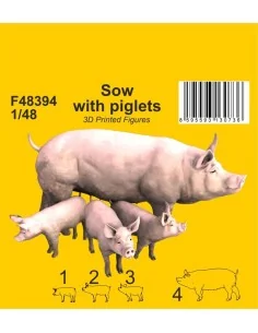 [NO_DESC] Sow with piglets, 1/48 - CMK 129-F48394