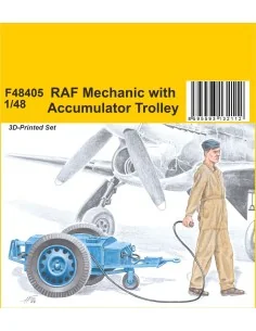 RAF Mechanic with Accumulator Trolley, 1/48 - Special Hobby 129-F48405