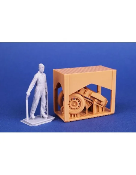 RAF Mechanic with Accumulator Trolley, 1/48 - Special Hobby 129-F48405