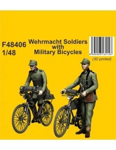 Wehrmacht Soldiers with Military Bicycles, 1/48 - CMK 129-F48406 2