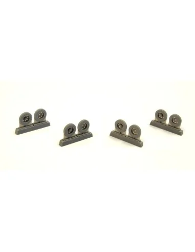 Biber Trailer Wheels f.Secial Armour kit, 1/72 - CMK 129-B72102