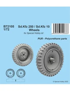 [NO_DESC] Sd.Kfz 250 / Sd.Kfz 10 Wheels, 1/72 - CMK 129-B72105