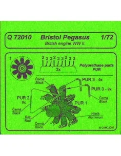 Bristol Pegasus British engine, 1/72 - CMK 129-Q72010