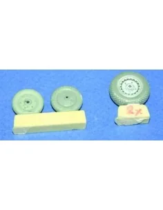 [NO_DESC] Me 262A/B Wheels für Tamiya-Bausatz, 1/48 - CMK 129-Q48015