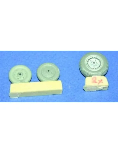 Me 262A/B Wheels für Tamiya-Bausatz, 1/48 - CMK 129-Q48015